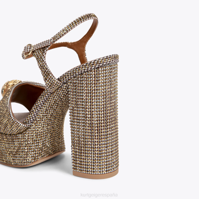 Kurt Geiger mujer sandalia london kensington con plataforma 2LPR334 | calzados beige